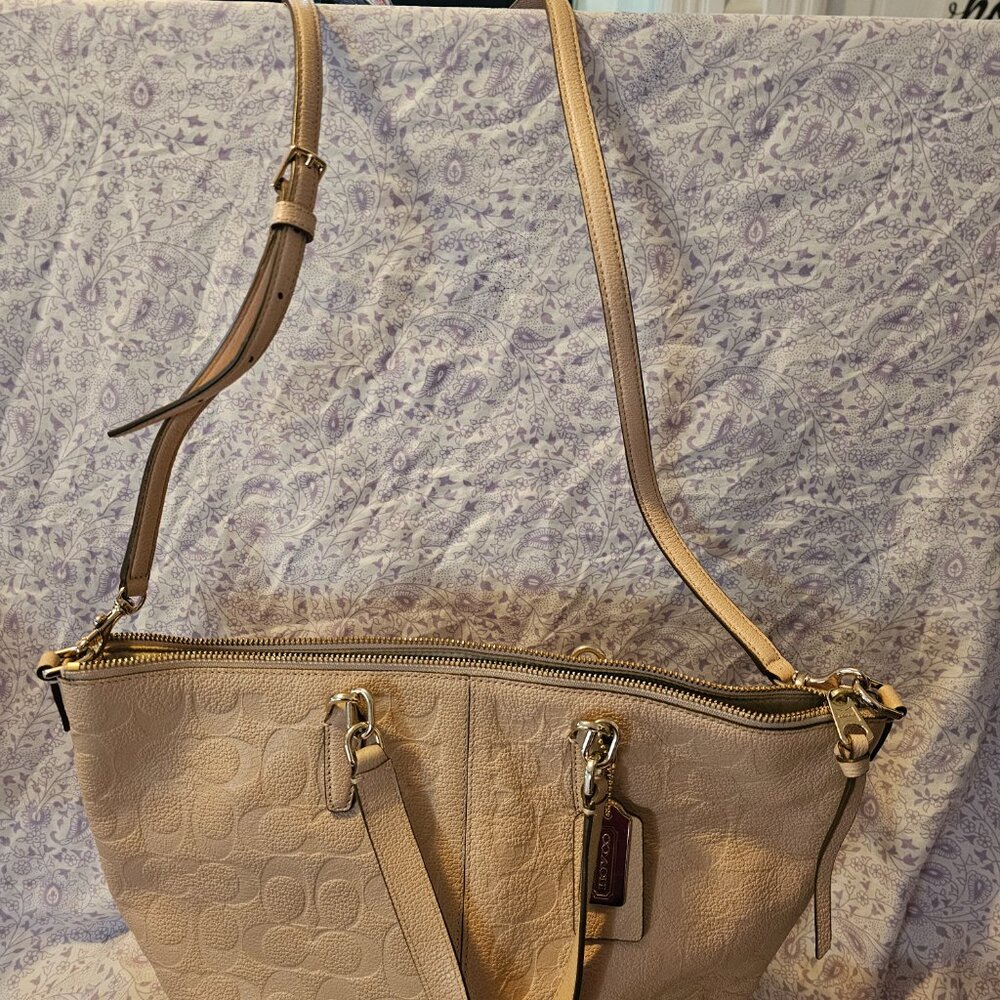 Coach Bleecker Leather Tote Bag - Picture 2 of 4